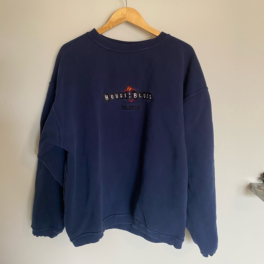 Men’s House of Blues Orlando Crewneck Sweater X-Large